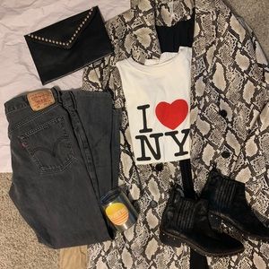 B-Low The Belt // Studded Clutch NWT